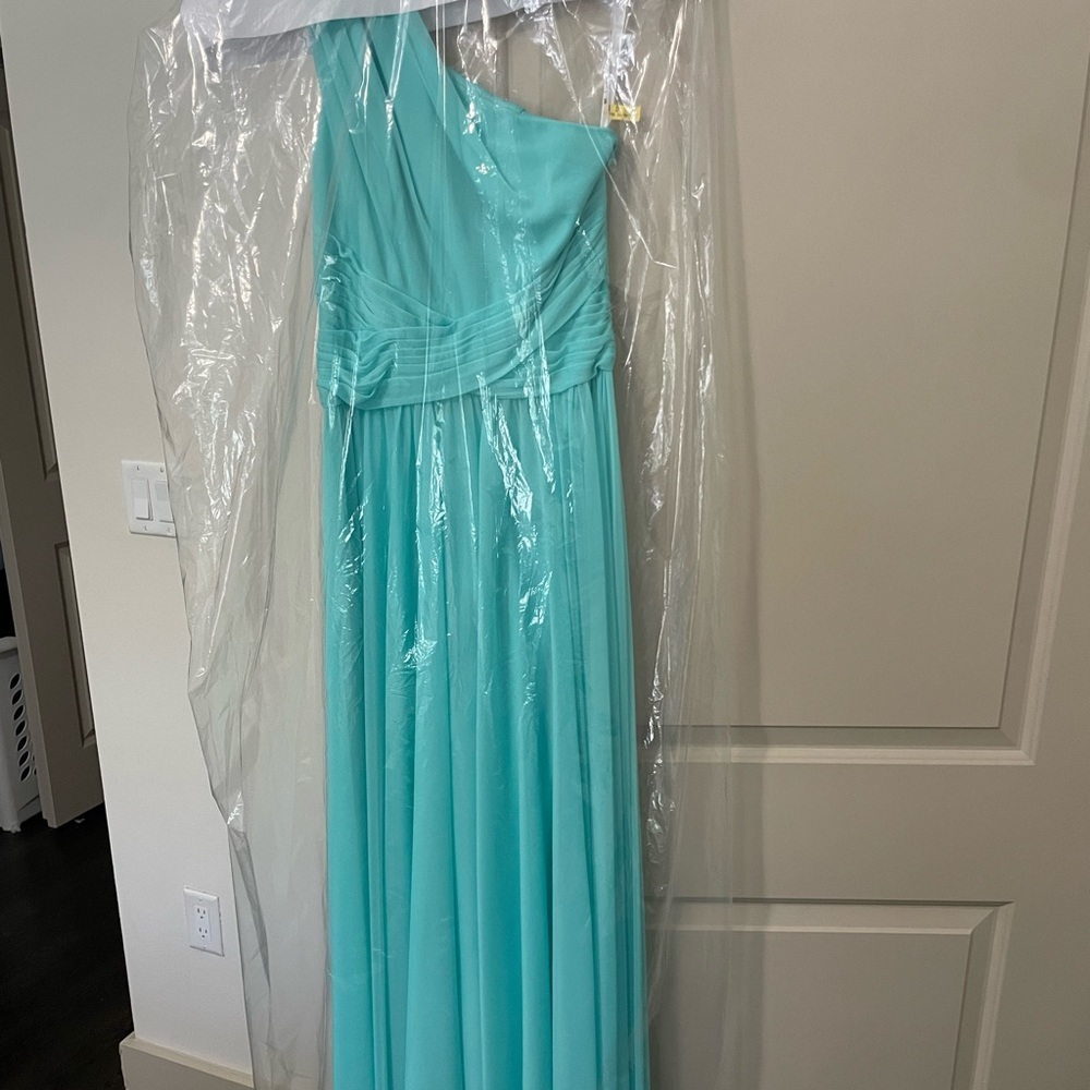 David bridal; bridesmaid dress